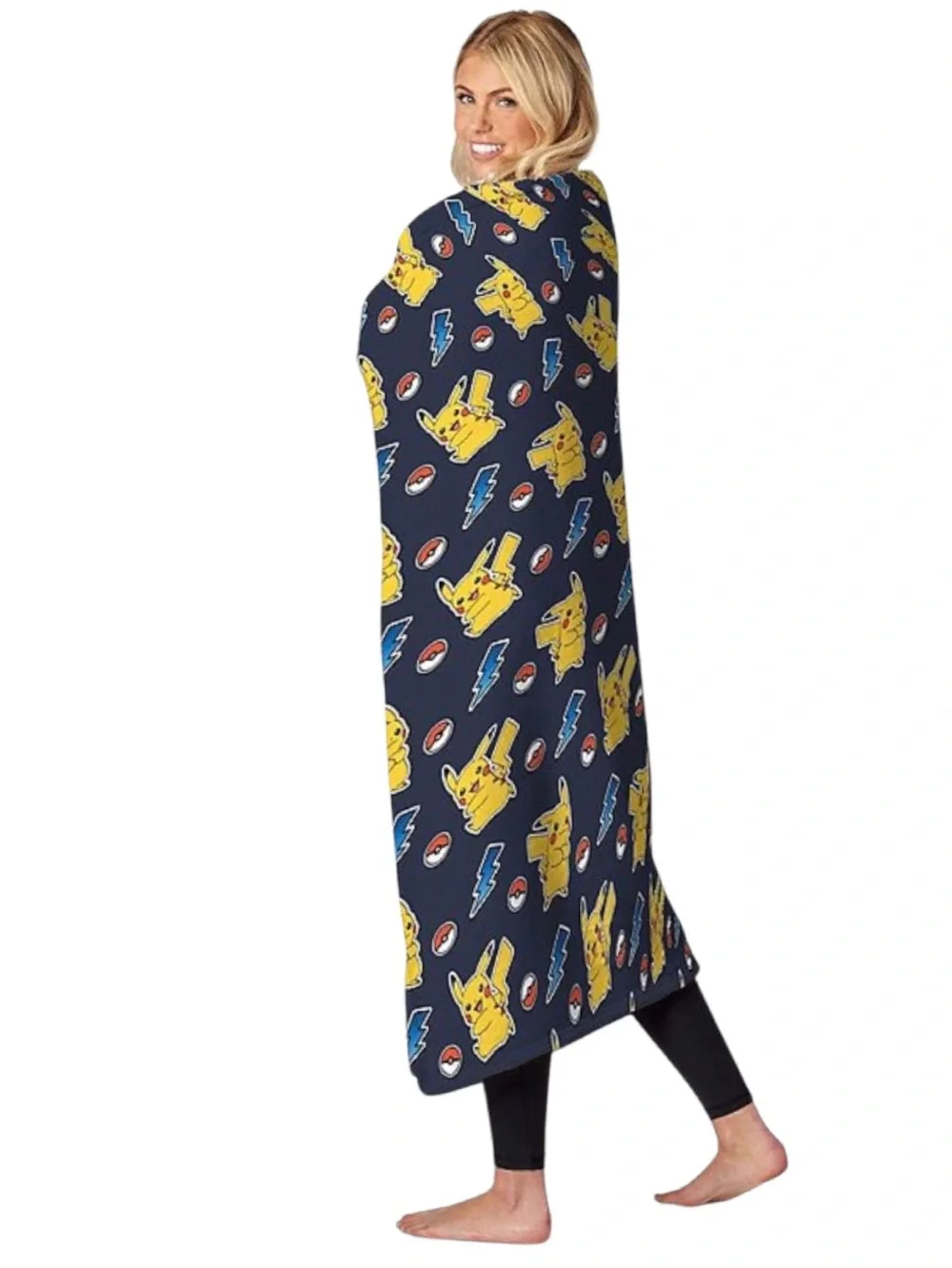 Pokemon Lightning Chase Silk Touch Throw Blanket (NWT)